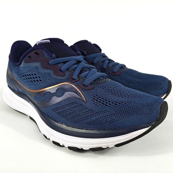 Saucony Ride 14 Women’s 8 Running Shoes Sneakers Midnight Navy Blue S10650-35 - Picture 1 of 16